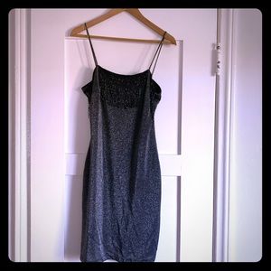 June 90s Beaded Fringe Cocktail Dress